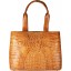 Genuine alligator leather bag FCM87 Tan