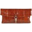 Genuine snake leather bag FSN35 Tan