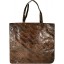 Genuine chicken / hen leather bag HBAG8828 Brown