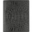 Genuine alligator leather wallet HKCM62B Black