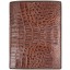 Genuine alligator leather wallet HKCM Brown