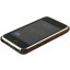 Genuine stingray leather iPhone case IPHONE-CP01 Brown