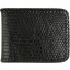 Genuine lizard leather wallet LWUS003 Black