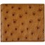 Genuine ostrich leather exclusive wallet OSSW516E Chestnut