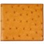 Genuine ostrich leather exclusive wallet OSSW516E Tan