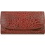 Genuine alligator leather wallet PCM03 Burgundy