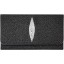 Genuine stingray leather wallet PSR06 Black