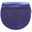 Genuine stingray leather coin wallet R033 Blue