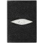 Genuine stingray leather card holder R09A Black