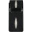 Genuine stingray leather glasses case ST2260 Black