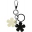 Genuine stingray leather key chain STKH34SA White / Black