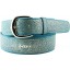 Genuine stingray leather belt STMBB1-5SA Aquamarine