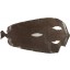 Genuine stingray skin STSKIN-R Brown D021. Round shape, not sanded