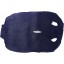 Genuine stingray skin STSKIN-R Dark Blue D025. Round shape, not sanded.