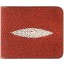 Genuine stingray leather wallet STW47TH Burgundy