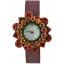 Fashion watch & stingray leather watch band STWAB1889-3 Burgundy