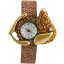 Fashion watch & stingray leather watch band STWAB1890-3 Cognac