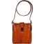 Genuine alligator leather bag TCM04T Tan